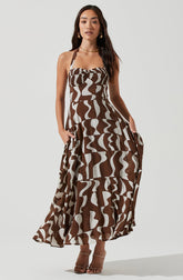Mariella Halter Maxi Dress