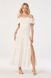 Piccola Off Shoulder Maxi Dress