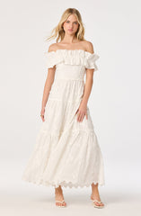 Piccola Off Shoulder Maxi Dress