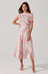 Mairyn Tie Dye Satin Dress