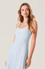Aylin Pleated Midi Sweater Dress