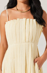 Sunny Pleated Midi Dress
