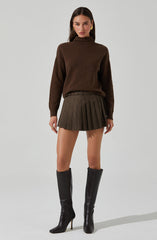 Hina Plaid Pleated Skort
