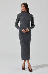Neve Ribbed Sweater Midi Skirt