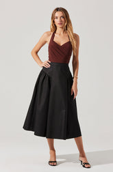 Laila Flared Midi Skirt