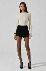 Reece Ribbed Long Sleeve Sweater