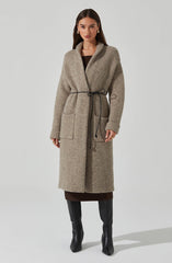 Noor Belted Maxi Cardigan