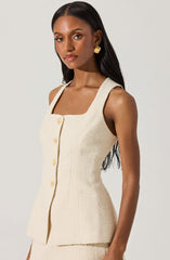 Brunelle Tweed Cutaway Vest