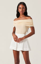Kylin Off Shoulder Sweater Top