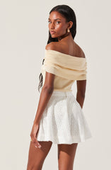 Kylin Off Shoulder Sweater Top
