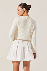 Blaise Pearl Button Cardigan