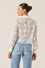 Isabis Floral Lace Top