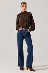 Sabelle Mock Neck Top