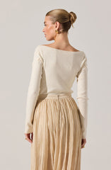Bluma Embroidered Boatneck Sweater