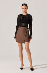Dex Textured Sweater Top