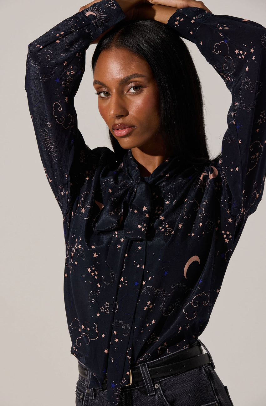 Mabry Bow Tie Top