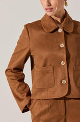 Jude Faux Suede Jacket