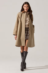 Raiden Contrast Trench Coat