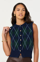 Abbie Argyle Sweater Vest