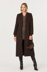 Melisse Wool Blend Longline Coat