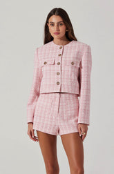 Cropped Tweed Jacket