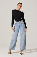 Textured Off Shoulder Top