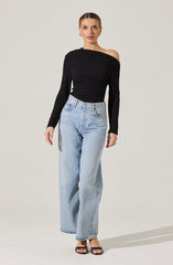 Textured Off Shoulder Top