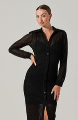 Tawna Open Stitch Midi Dress