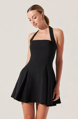 Lilibeth Halter Neck Mini Dress