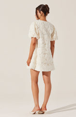 Lakelyn Floral Embroidered Mini Dress