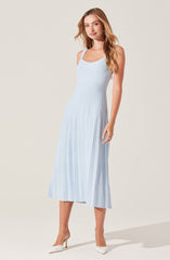 Aylin Pleated Midi Sweater Dress