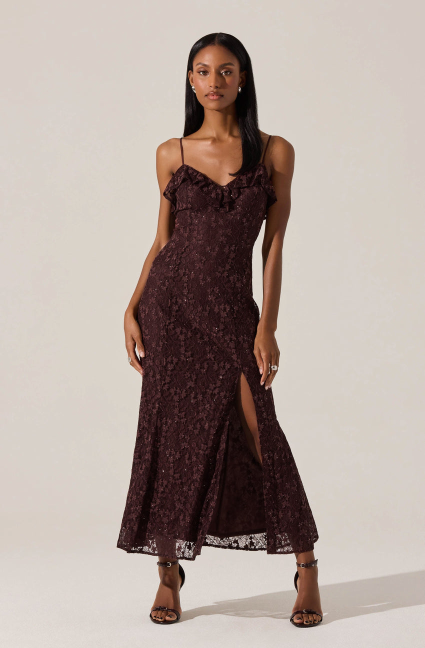 Leonie Floral Lace Maxi Dress