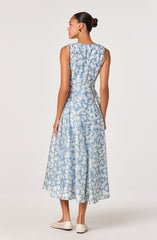 Emmery Floral Wrap Midi Dress