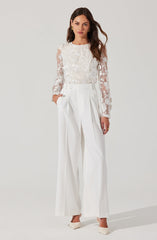 Milani Wide Leg Trouser Pants