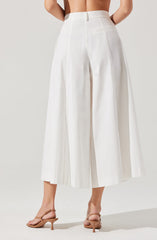 Rowen Pleated Culotte Pants
