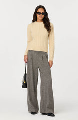 Lanie Relaxed Tweed Trousers