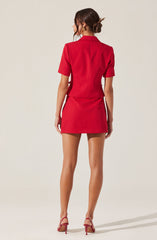 Sophie Bow Embellished Mini Skirt