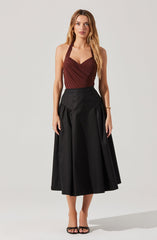 Laila Flared Midi Skirt