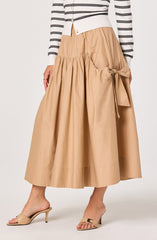 Lylah Bow Midi Skirt