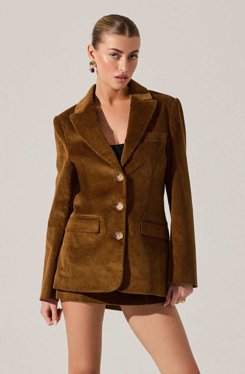 Boyfriend Corduroy Blazer