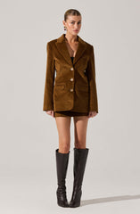 Boyfriend Corduroy Blazer