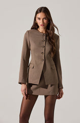 Bellmere Tailored Collarless Jacket