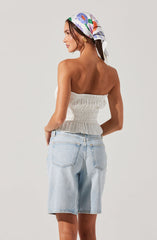 Biffy Smocked Tube Top
