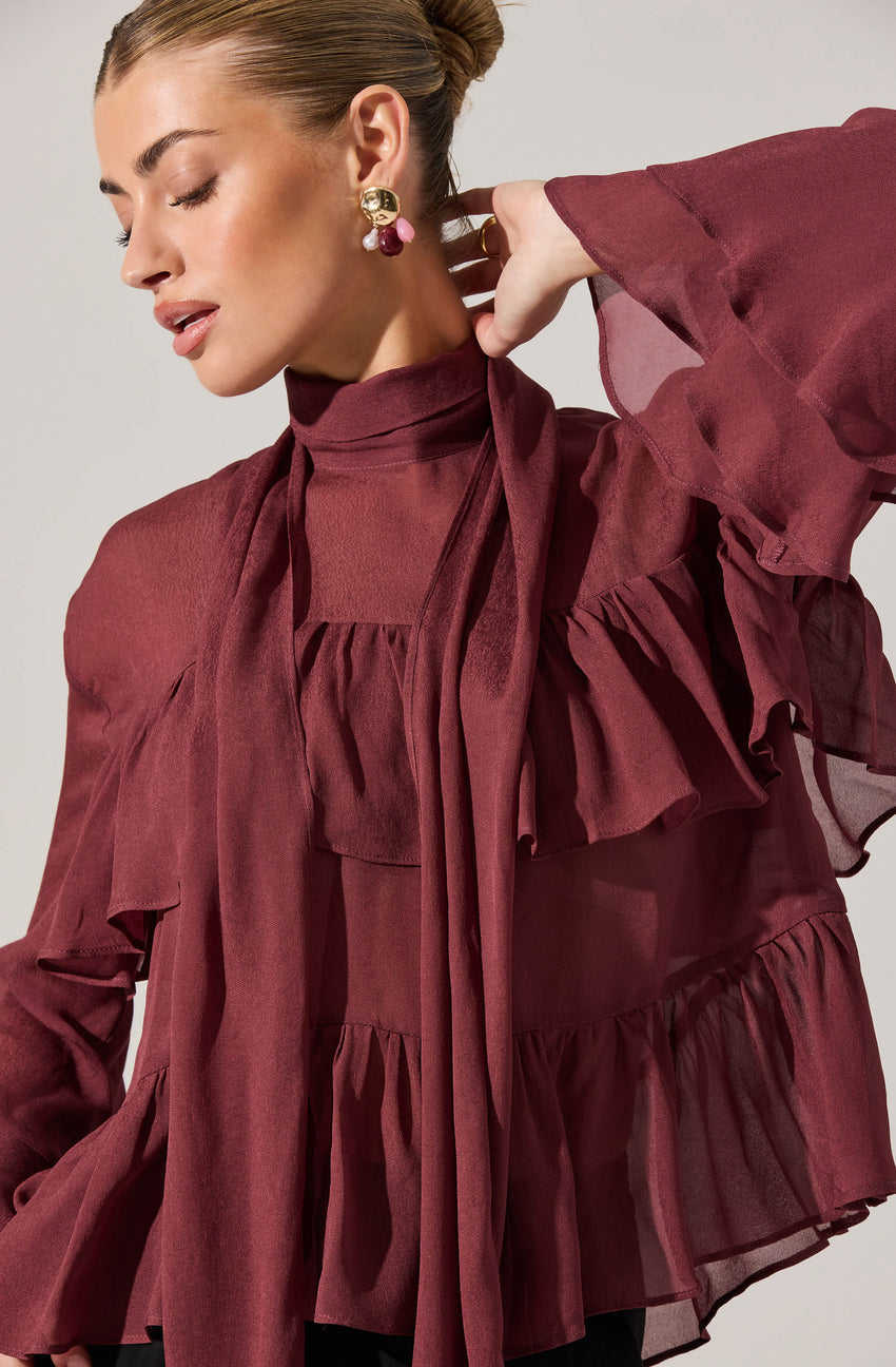 Fae Tiered Ruffle Top