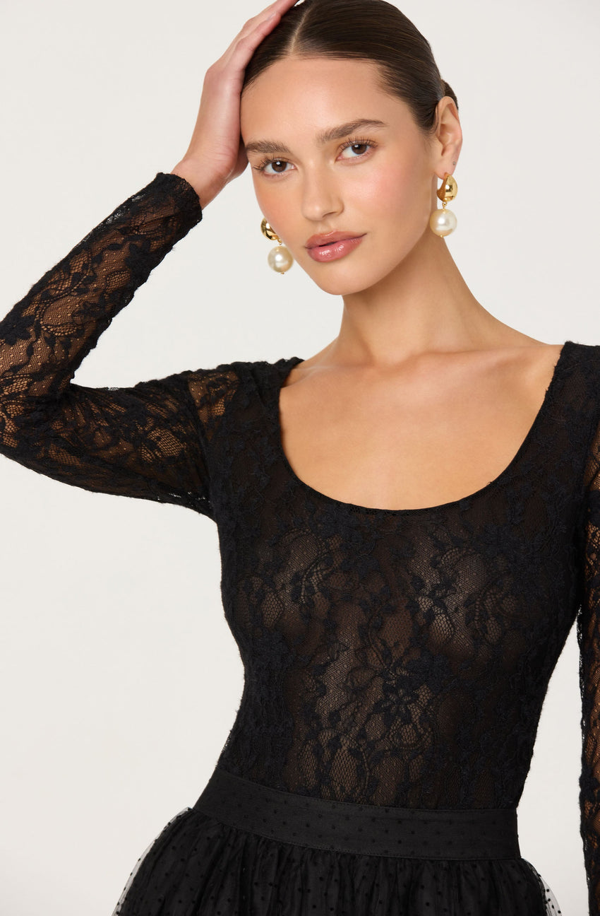 Haniya Floral Lace Bodysuit
