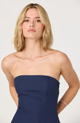 Lace back bubble dress