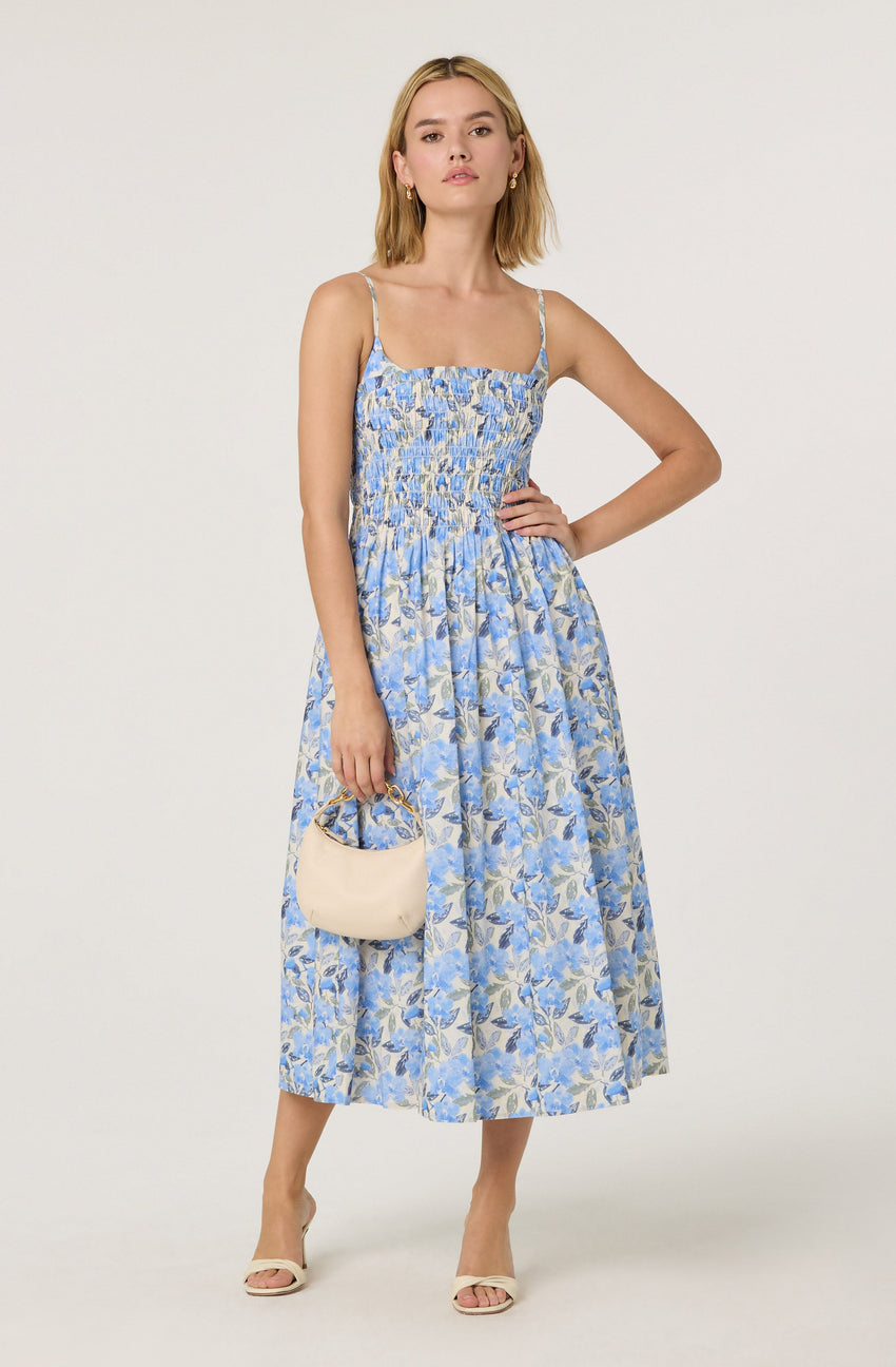 Smocked bust dress