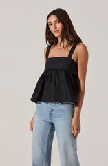 Square Neck Babydoll Top